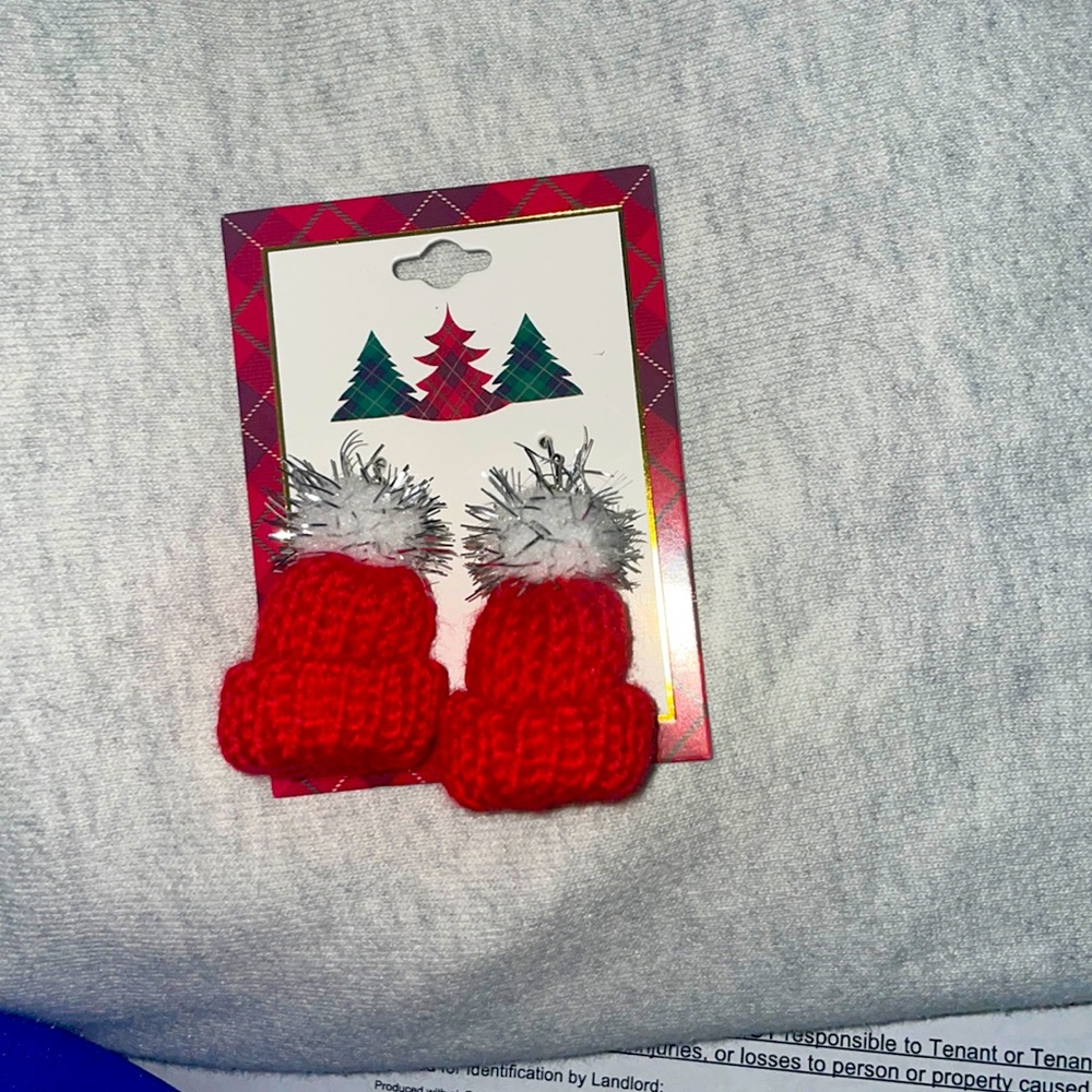 Christmas earrings